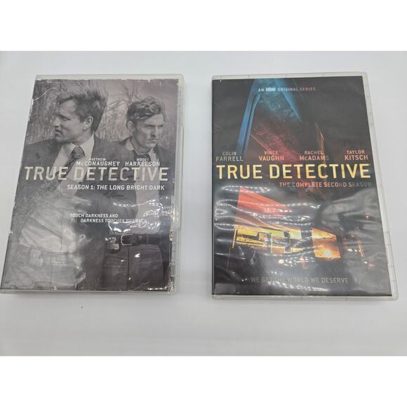 True Detective HBO Series Seasons 1 & 2 Complete DVD Bundle - Picture 1 of 2